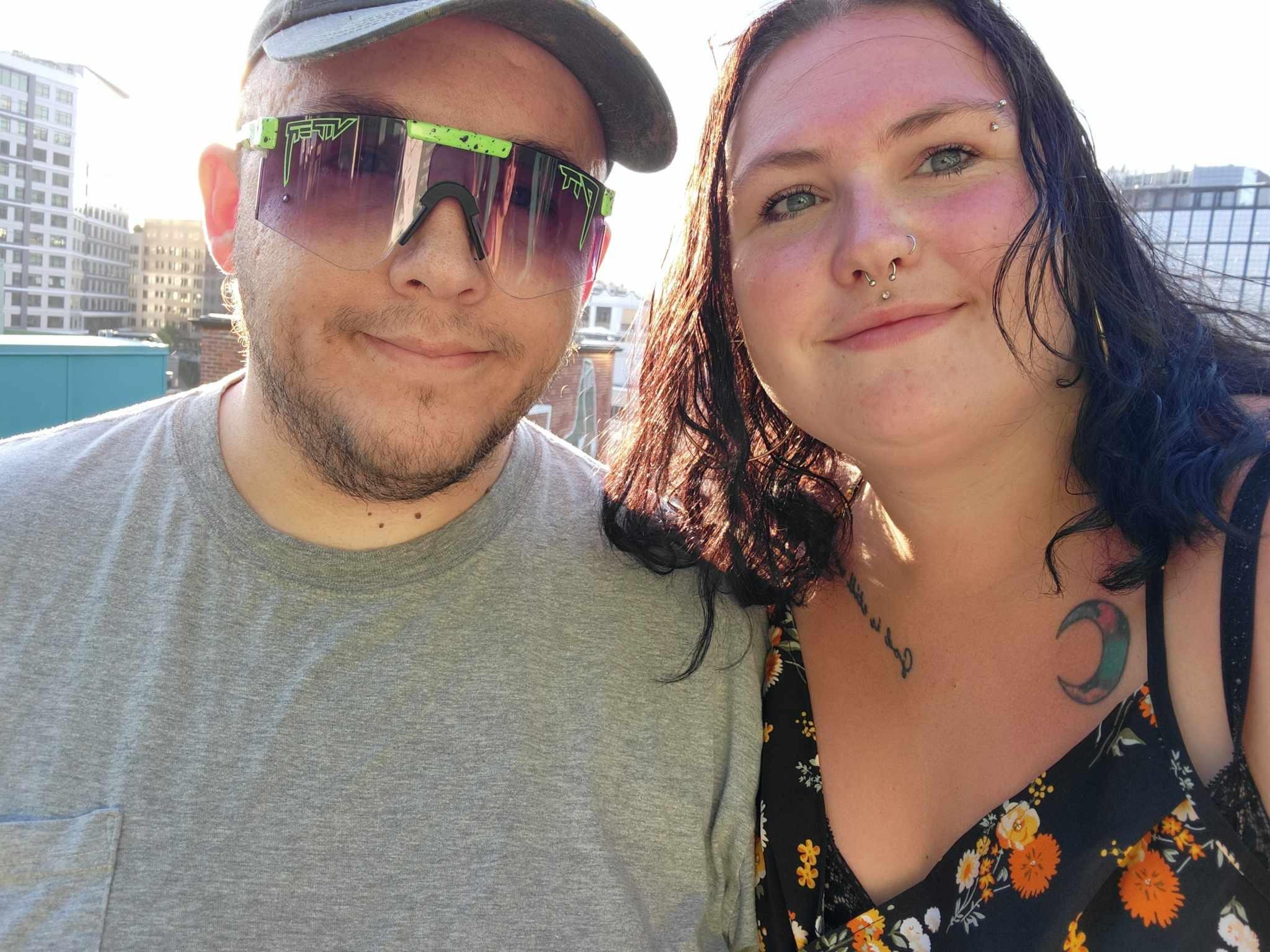 picture of my wife and I